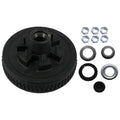 Trailer Brake Hub Drum Kit 10 in. x 2 w/ Bearings, Seal, Cap, Lugs (6 on 5.5) I6412