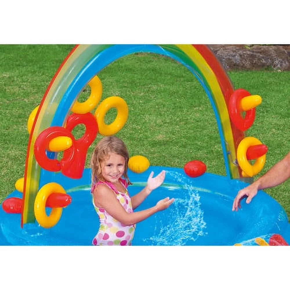 Inflatable Pool and Water Slide S758541