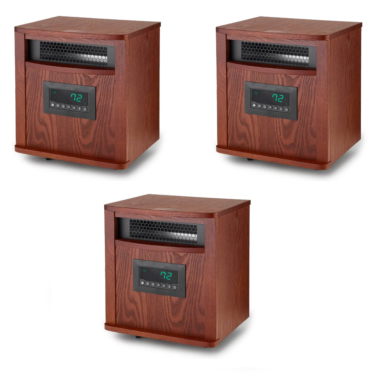 1500W Portable Infrared Quartz Space Heater 3 Pack R738