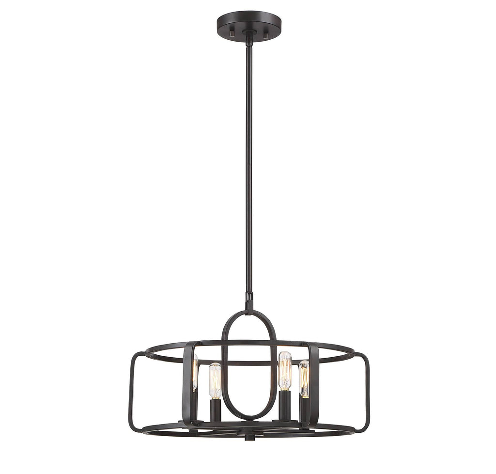 English Bronze Semi-Flush F7934