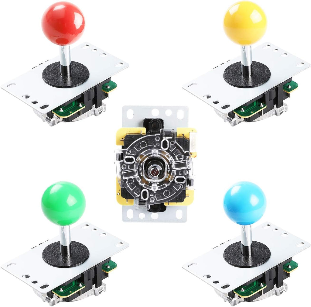 4 Player LED Arcade DIY Kit with Joystick, Buttons, USB Encoder C404929