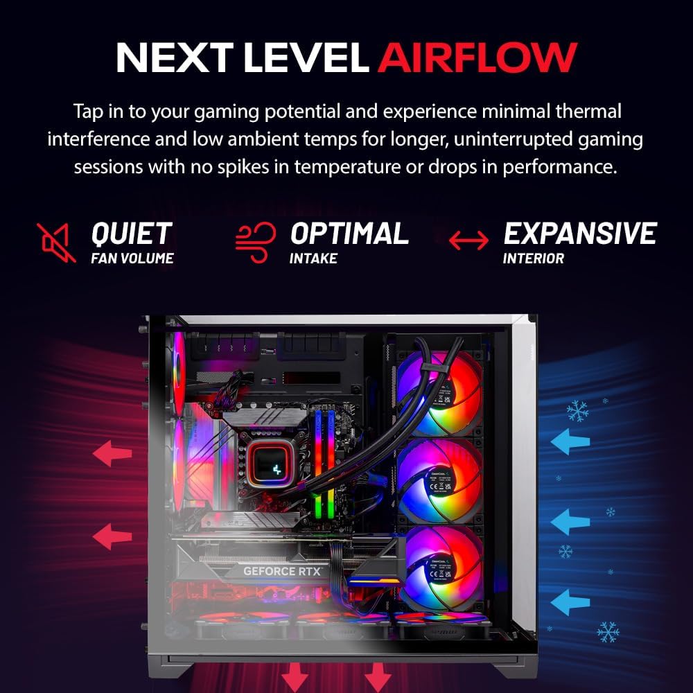 Ryzen 7 7700X RTX 4070 Ti Super 16GB 1TB Gen4 SSD 32GB DDR5 RAM 750W Gold PSU Gaming PC W64206