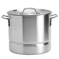 3 Piece 20Qt Aluminum Tamale Steamer Set N23857
