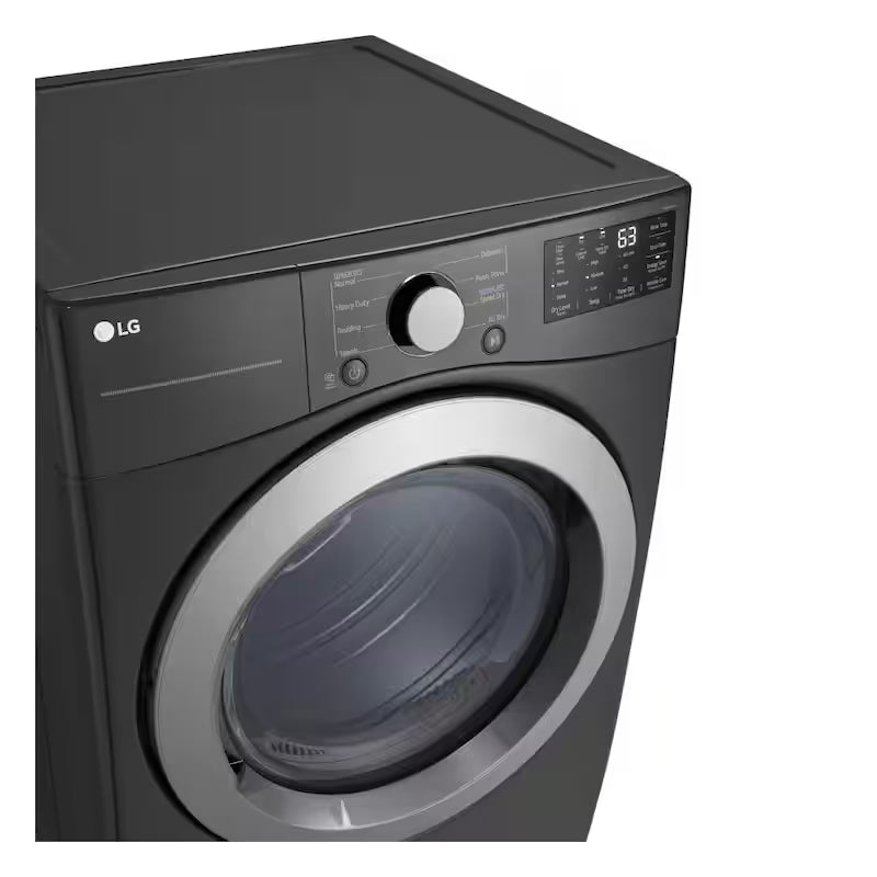 7.4 cu. ft. Vented Stackable Electric Dryer in Black with Sensor Dry Y3384