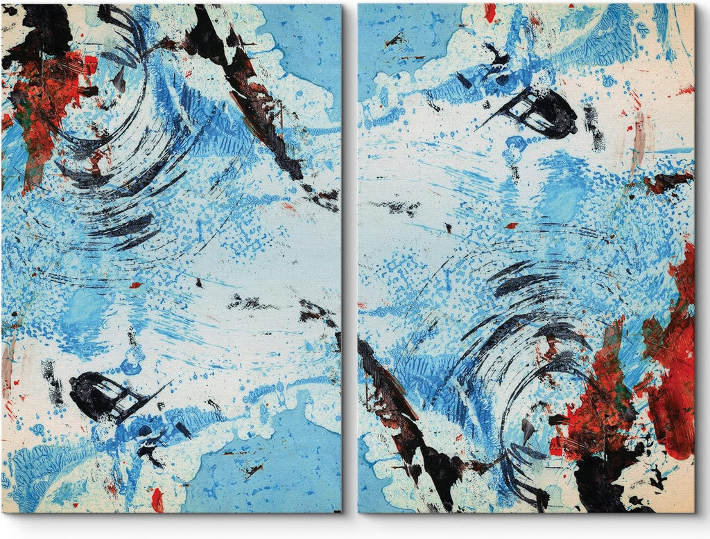 16x24 inches Pack of 2 Canvas Art Q464