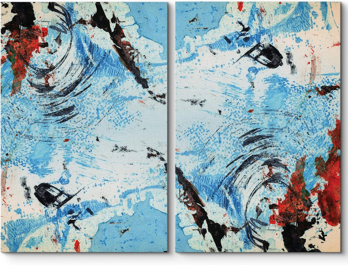 16x24 inches Pack of 2 Canvas Art Q464