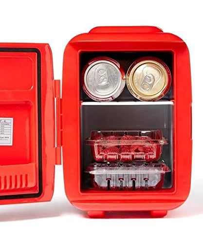 White 4-Liter Portable Cooler/Warmer Mini Fridge A223