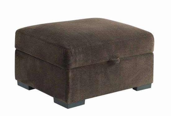 Taupe Storage Ottoman L492