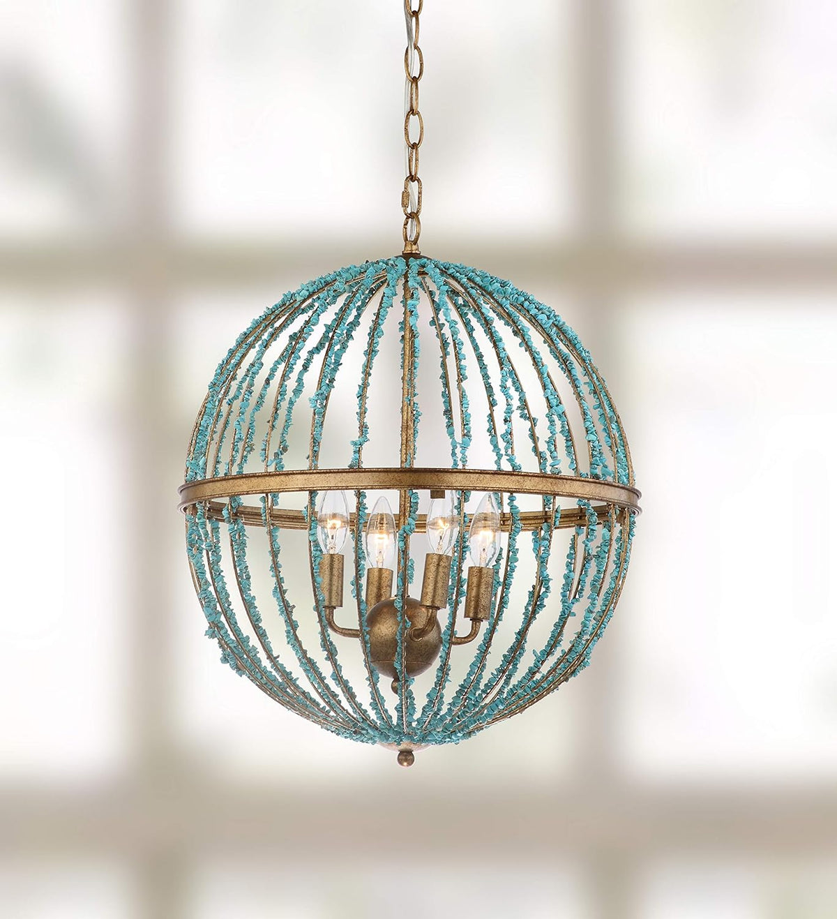 Blue Cage Chandelier T406199