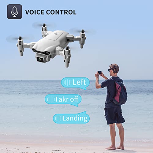 Mini Drone with 1080P HD Camera, Gray, 3 Batteries V33929