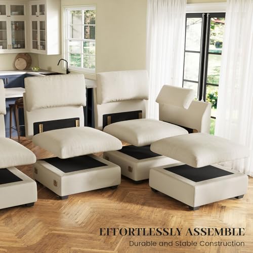 Black Velvet Modular Sectional Sofa J5243