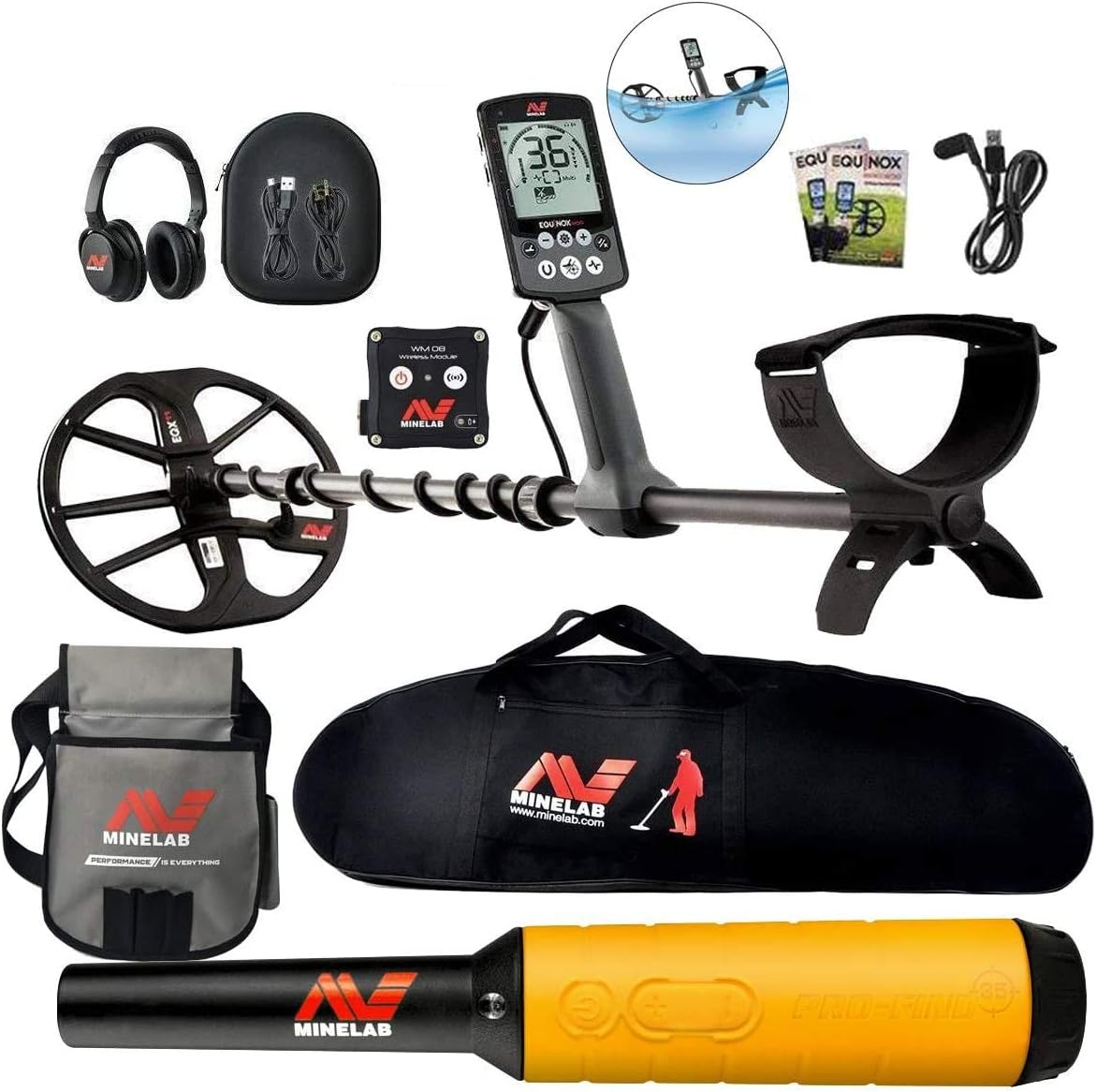 Metal Detector with Carry Bag W976