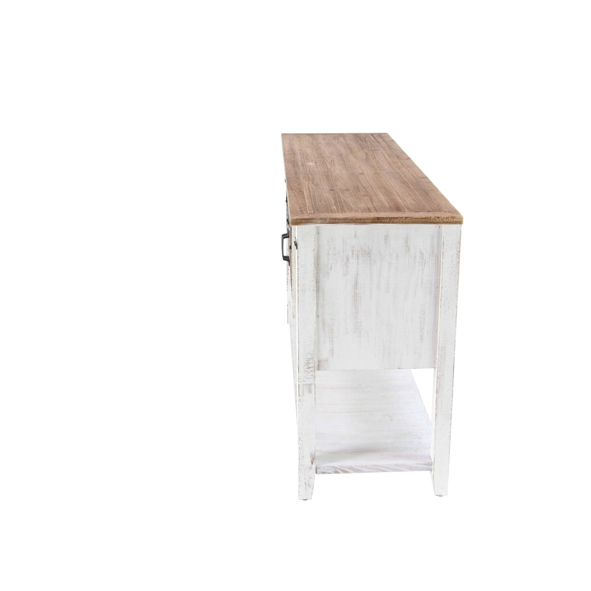 Wood and Metal Console Cabinet F8018