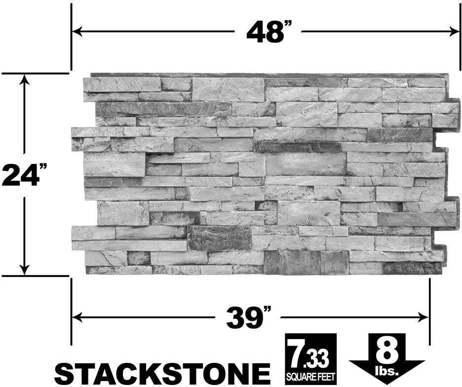 24 in. x 48 in. Stone Veneer Panel (4-Pack) K5235