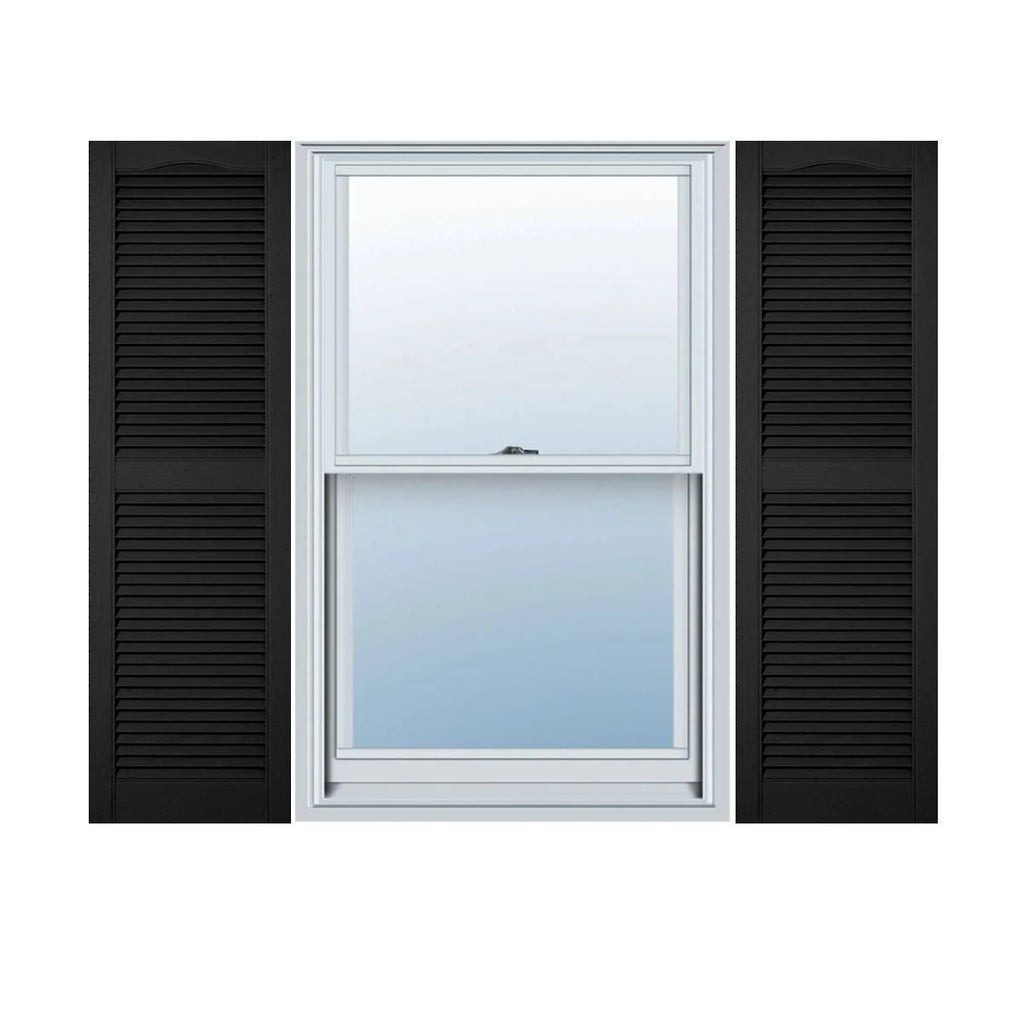 Vinyl Open Louver Shutters Q924