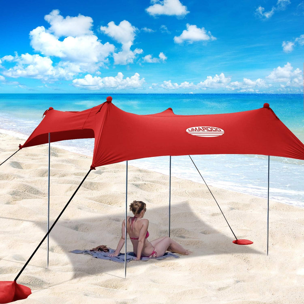 Blue 7X7 FT Pop Up Beach Tent with Carrying Bag J9646
