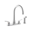 2-Handle Kitchen Faucet with Side Sprayer in Polished Chrome S86415