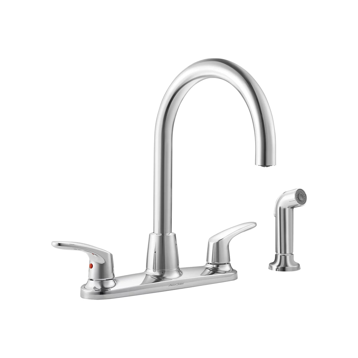 2-Handle Kitchen Faucet with Side Sprayer in Polished Chrome S86415