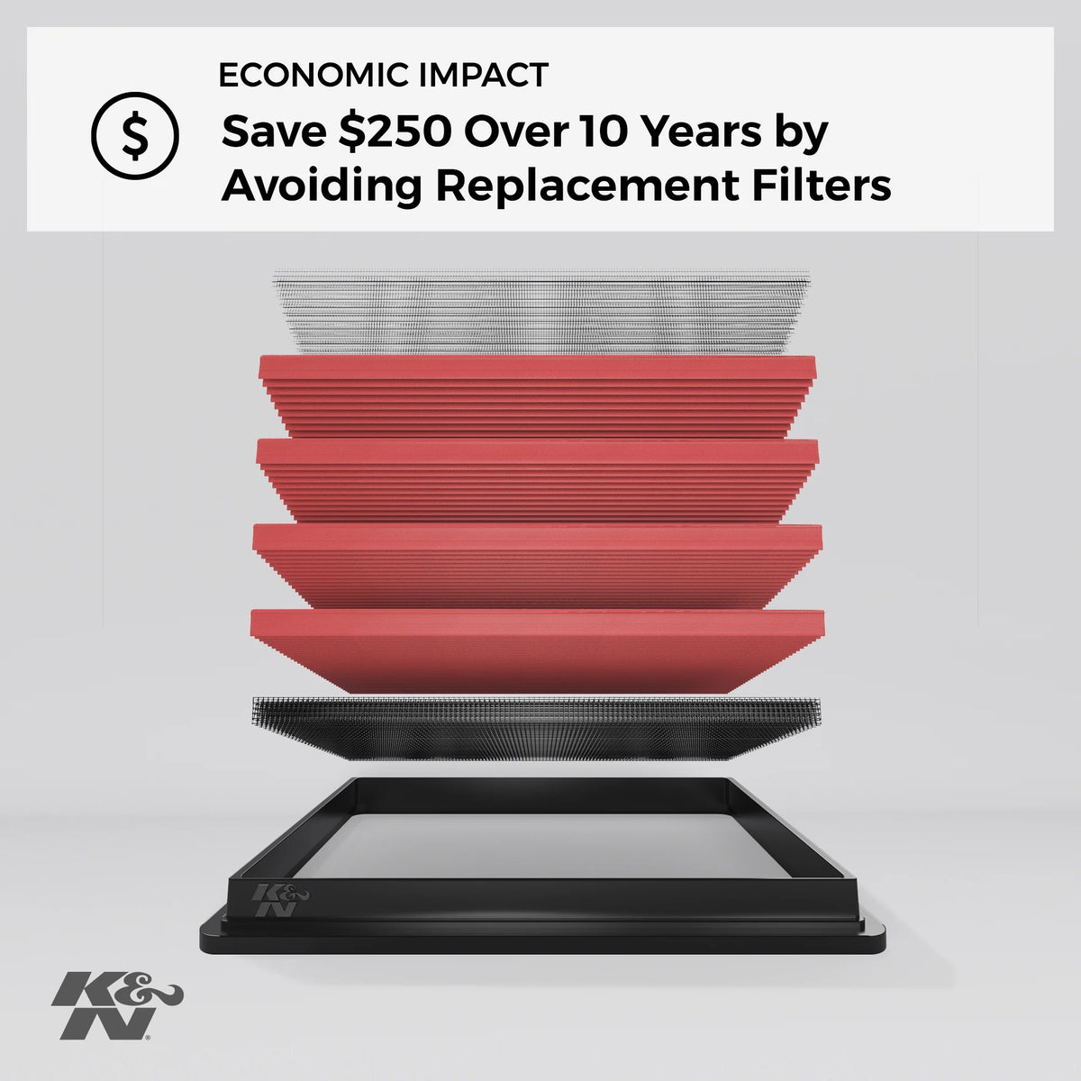 Washable Replacement Engine Air Filter I60267