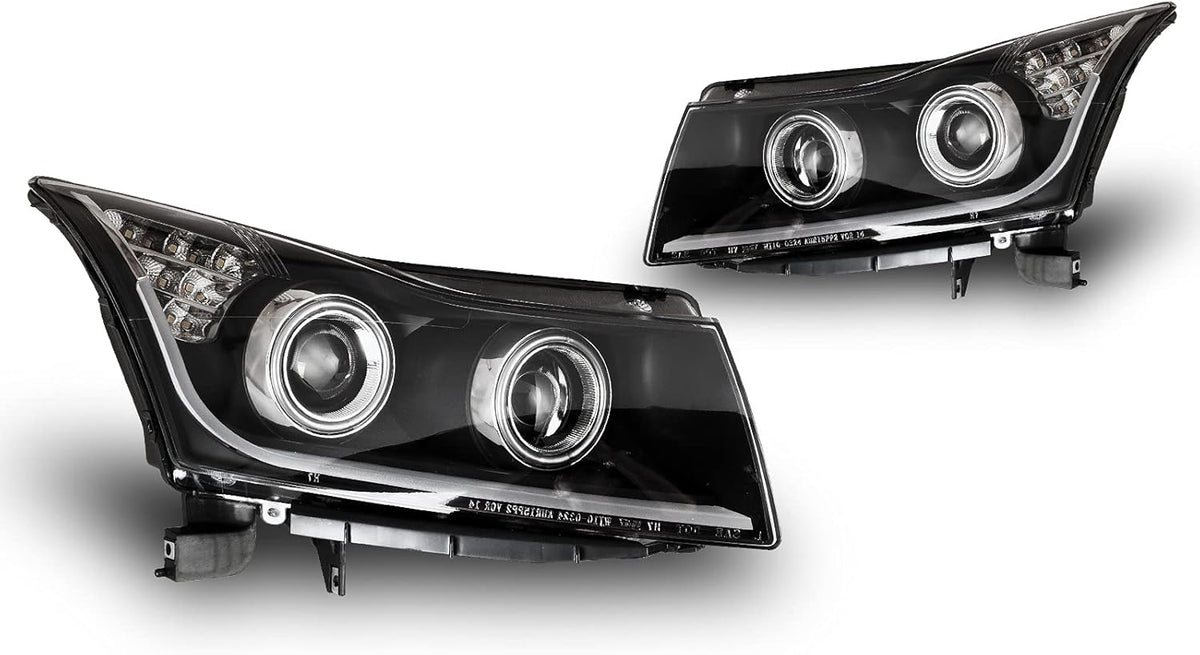 Headlight Assembly with LED Daytime Running Lights Projector for 2011-2015 Chevy Cruze X28110