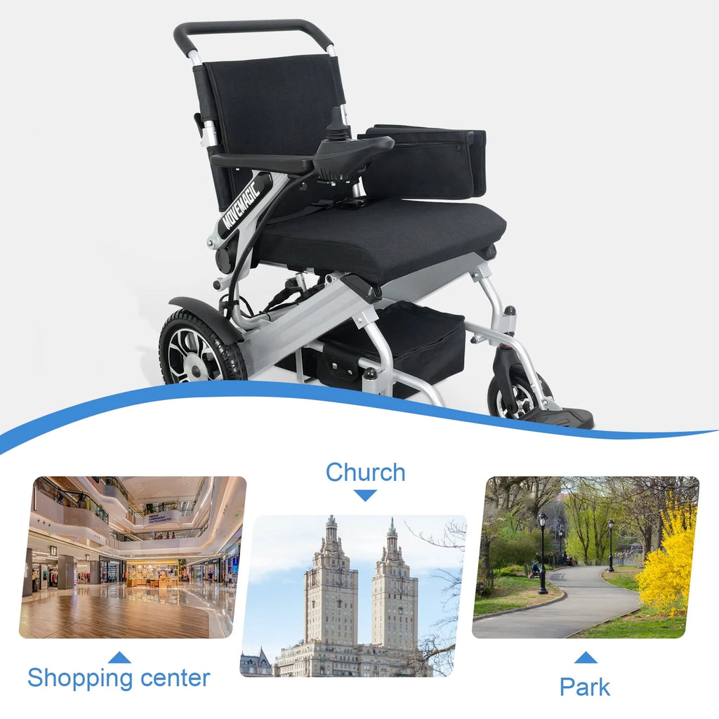 Foldable All Terrain Portable Electric Wheelchair B36444