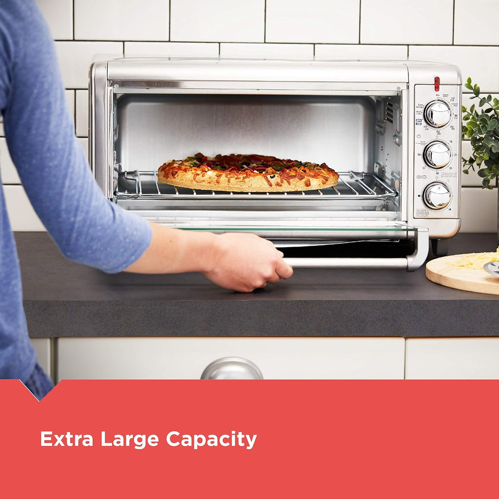 Silver Air Fry Toaster Oven, Fits 9" x 13" Pan Z99151
