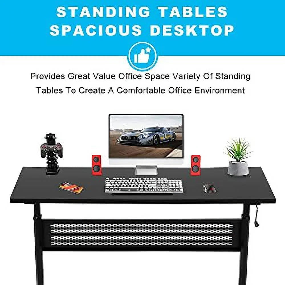 Adjustable Standing Desk 55" White G1369