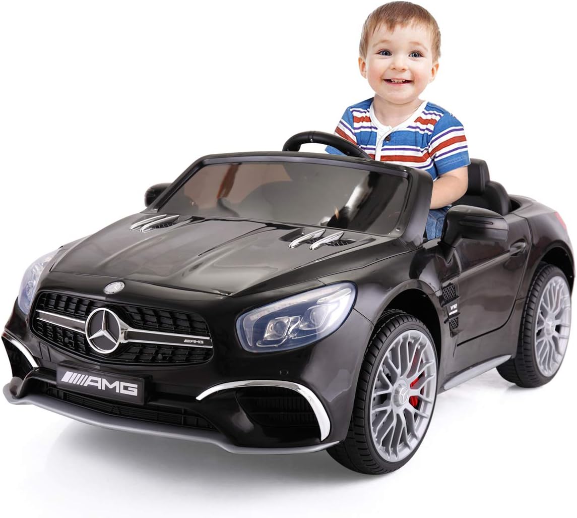 12V Kids Ride On Car with Remote Control in White T585524