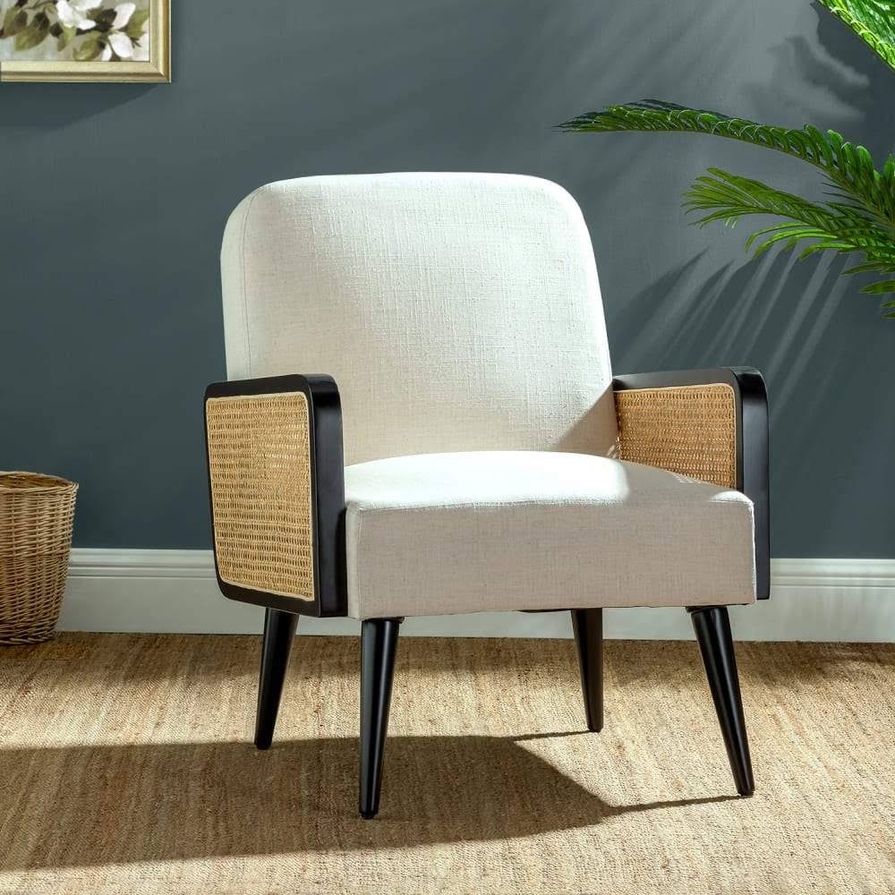 Grey Rattan Armchair V6375