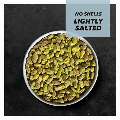 Roasted and Lightly Salted Pistachio No Shells, 12 Ounce Resealable Bag E835950