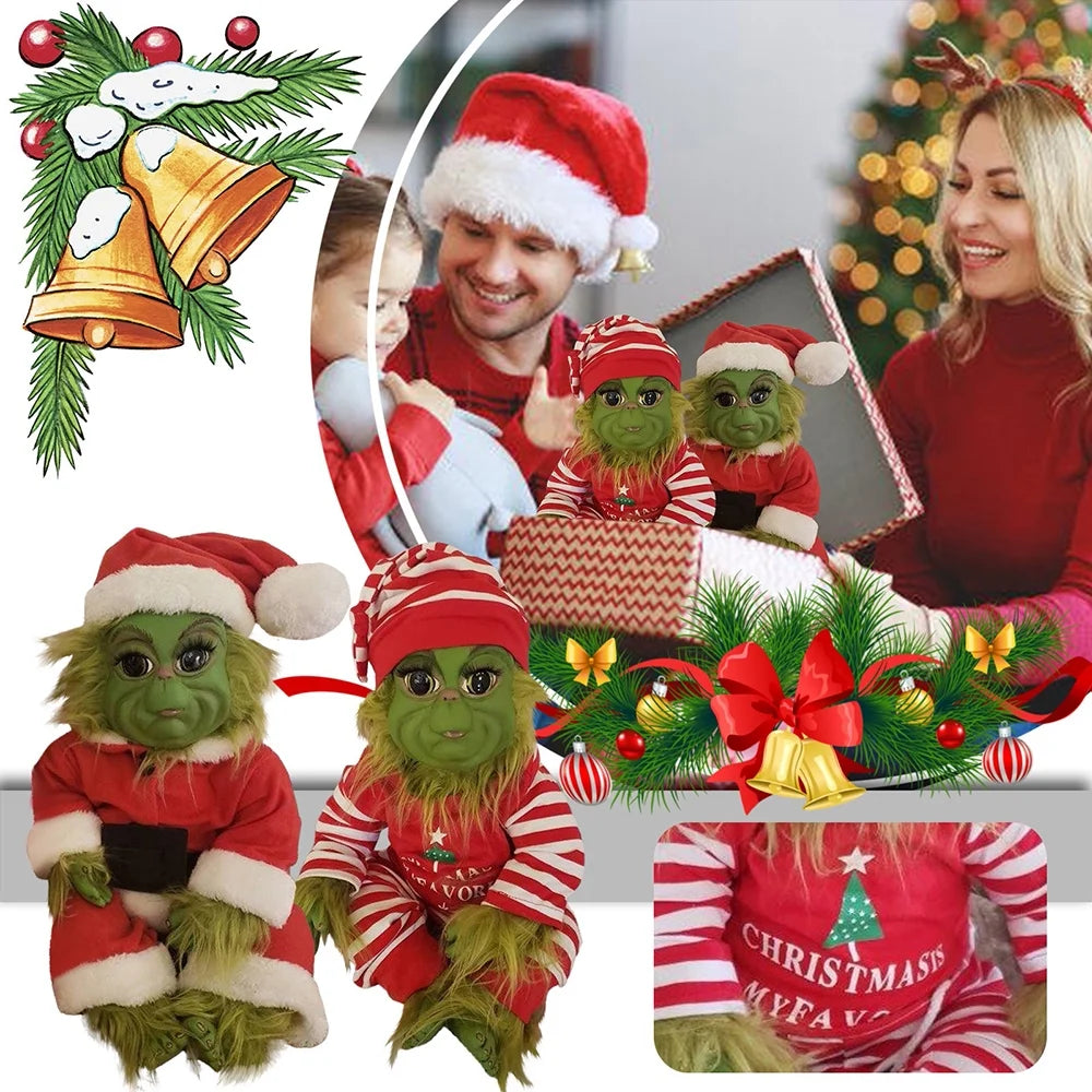 Grinch Stuffed Plush Elf Doll G4687