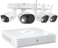 Battery Powered Wireless Security Camera System with 4CH NVR and 4pcs 1080p Cameras B455453