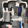 Gray Canvas Wall Art Z530