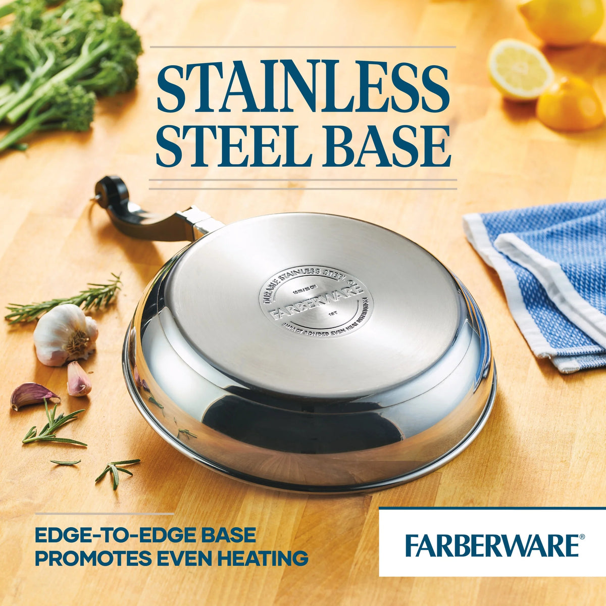15 Piece Stainless Steel Pots and Pans Set F649