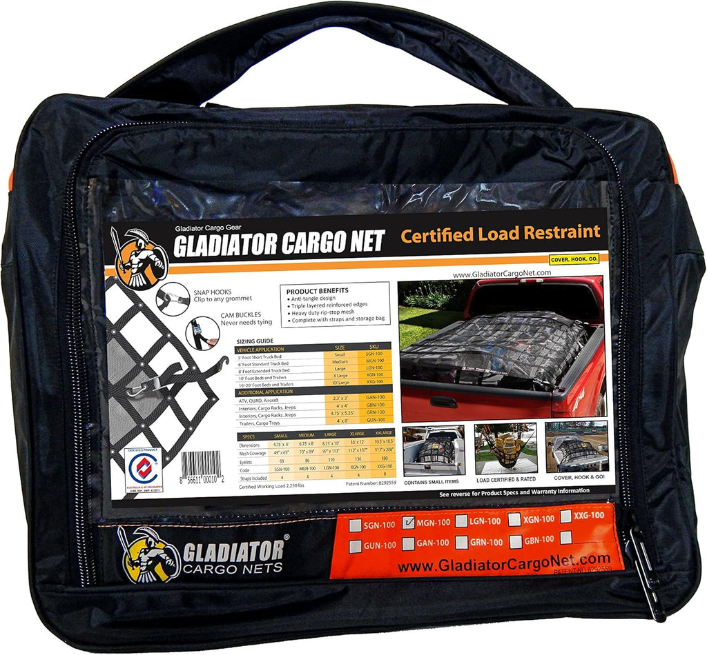 Heavy Duty Trailer Cargo Net 7.3' x 9.3' M113648