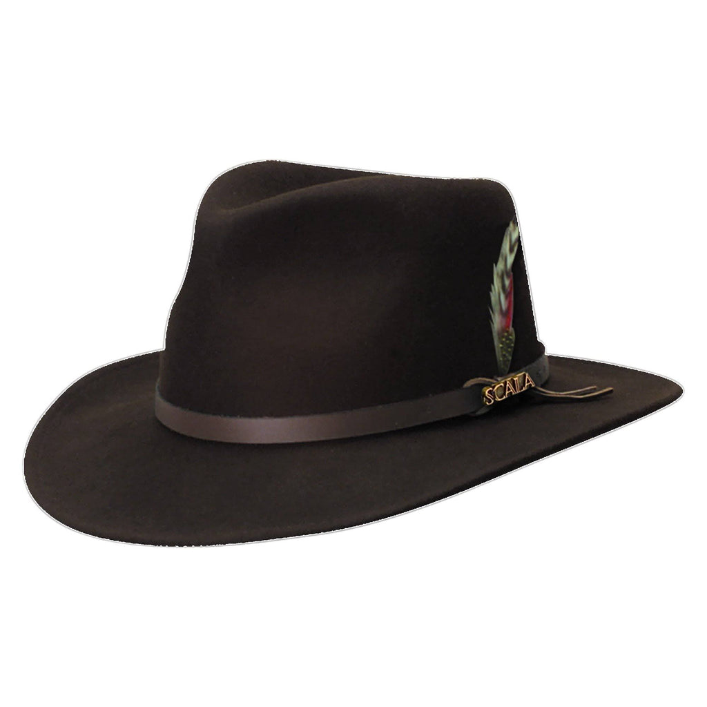 Crushable Felt Outback Hat U4146