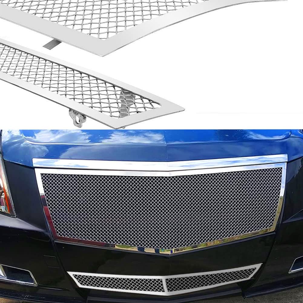Stainless Steel Mesh Grille Grill Insert Chrome C3257