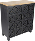 28 x 31 Light Brown White Wood Cabinet U5696
