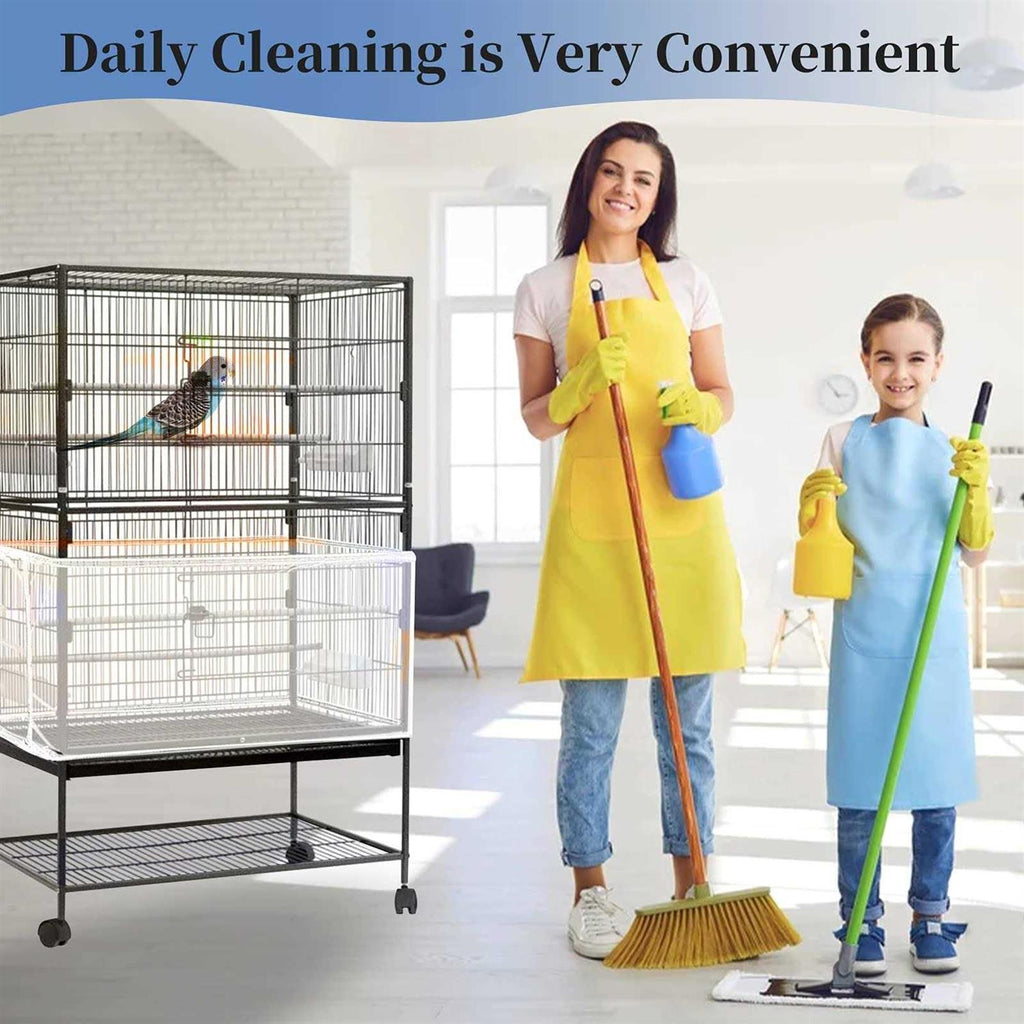 Large Adjustable Soft Nylon Mesh Bird Cage Cover K934