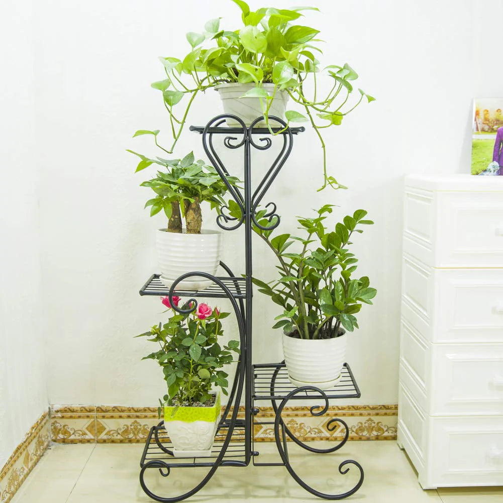 4-Layer Square Metal Plant Stand R940661