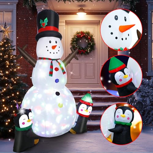 15FT Inflatable Snowman with LED Lights N88951