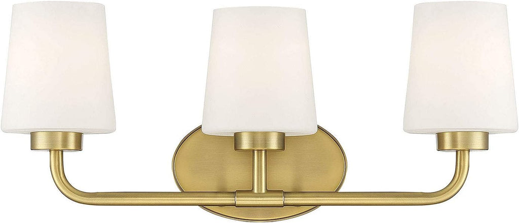 Polished Nickel 3-Light Bathroom Vanity Light S514145