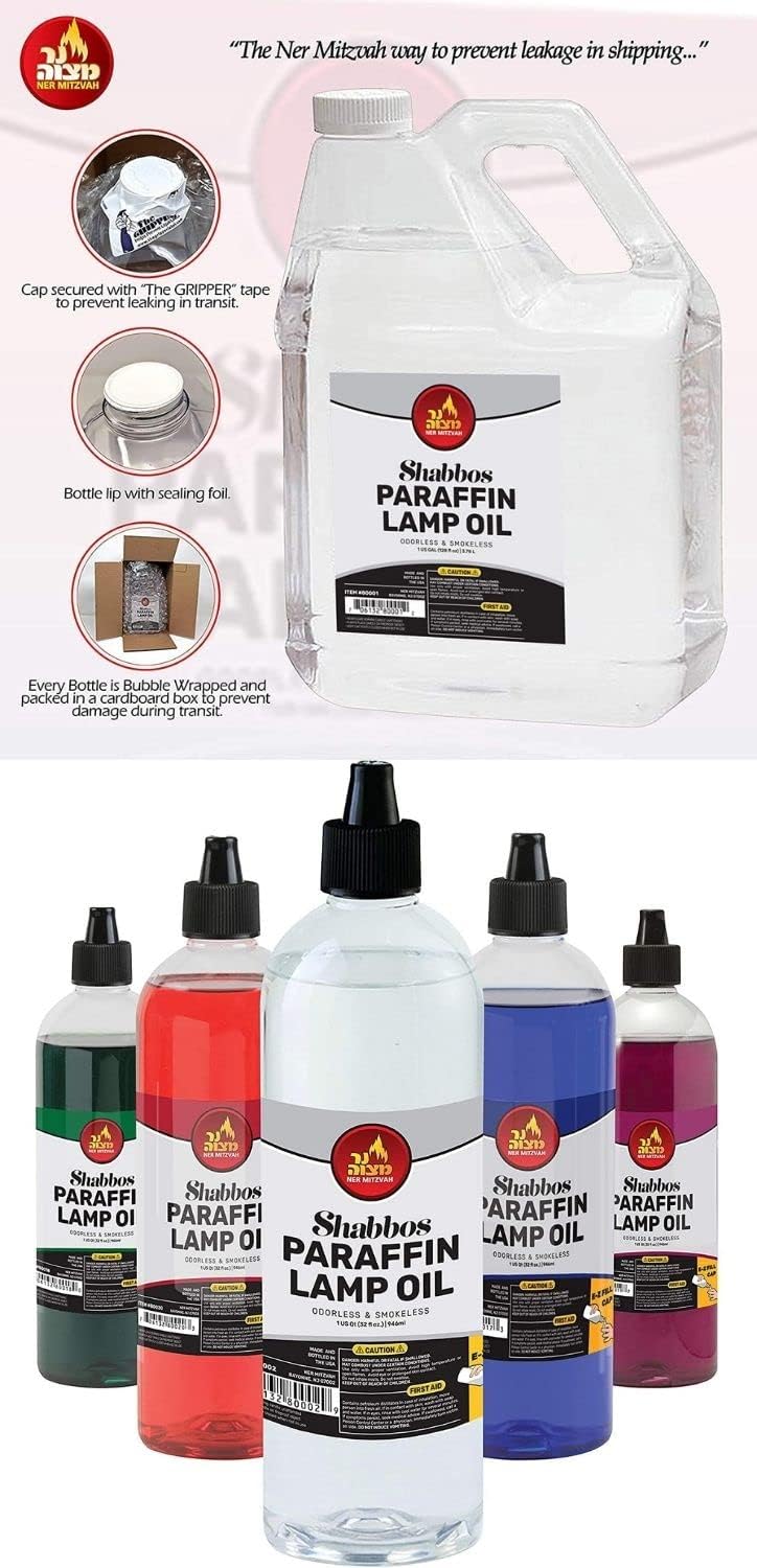 1 Gallon Clear Smokeless Odorless Paraffin Lamp Oil B849