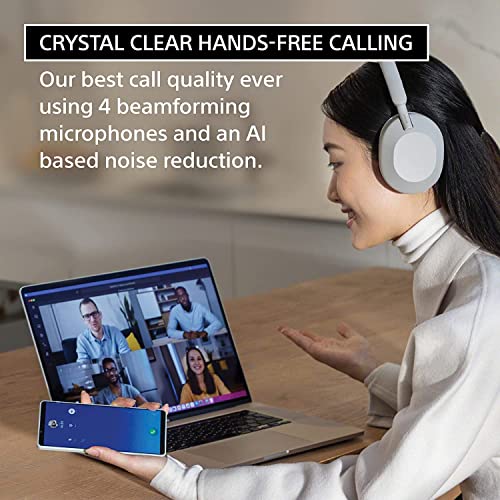 Wireless Noise Canceling Headphones (Silver) Y368549