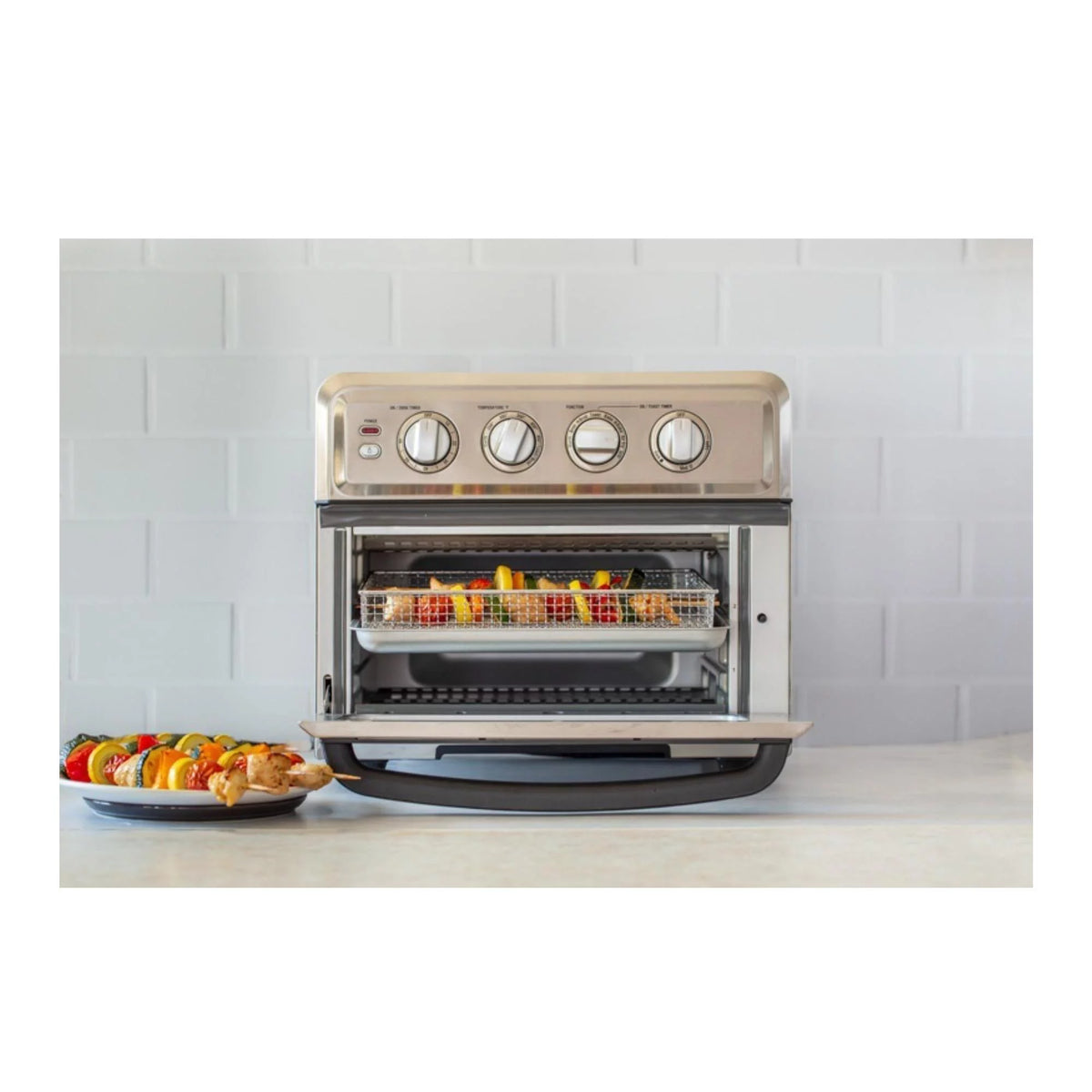 Stainless Steel Airfryer Toaster Oven with Grill Z486525