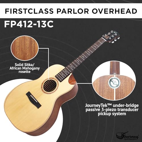 Travel Guitar with Collapsible Patented System Portable Backpack Case African Mahogany K568