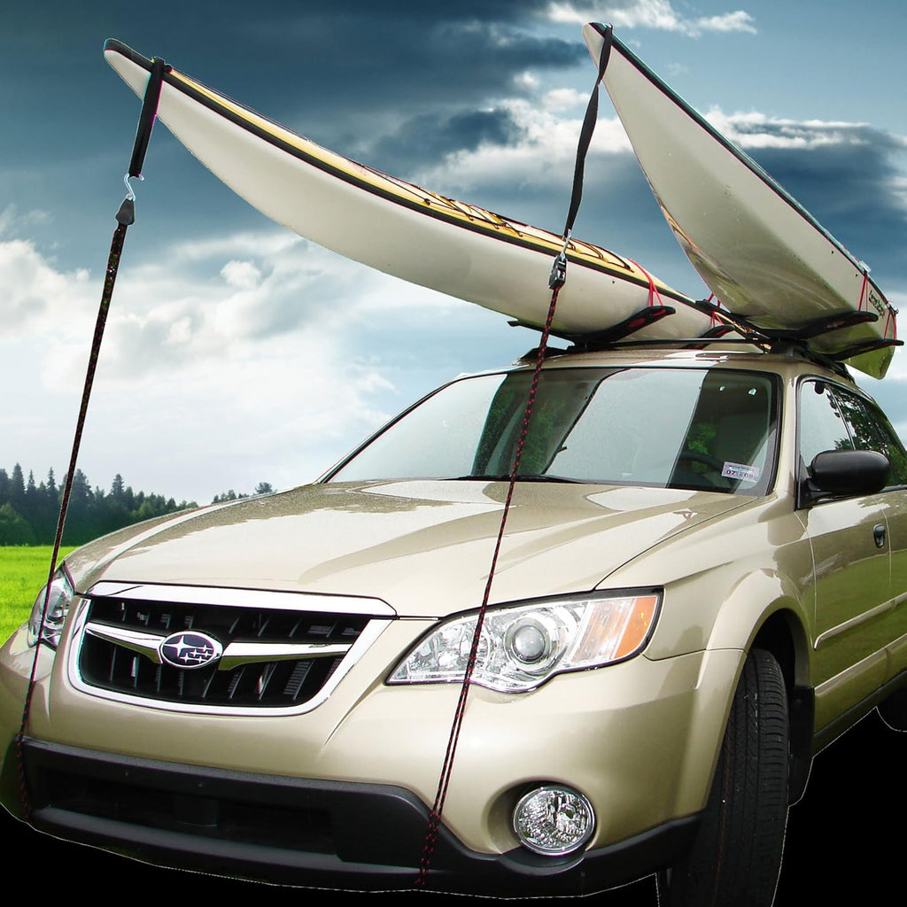 Universal Car Rack Kayak Carrier with Bow and Stern Lines S403
