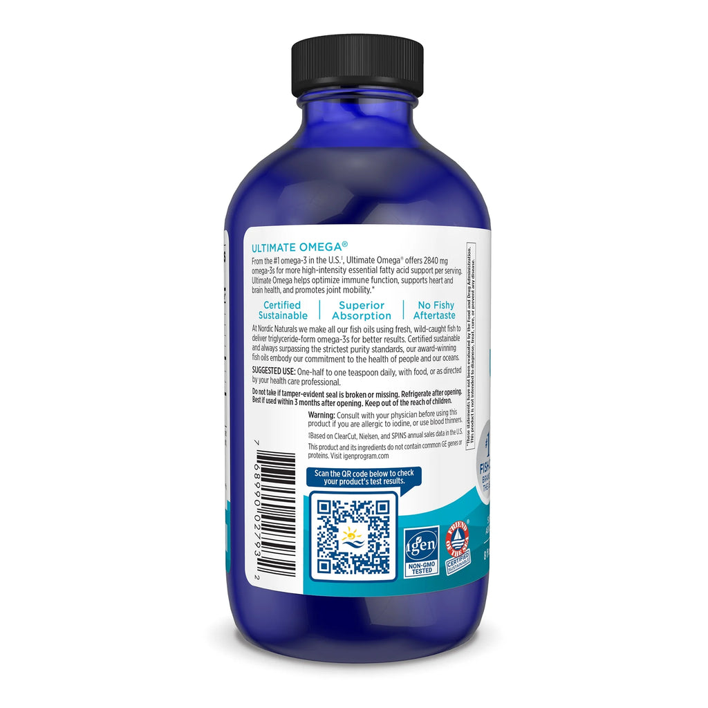 8 Fl Oz Omega-3 Fish Oil Liquid O880919