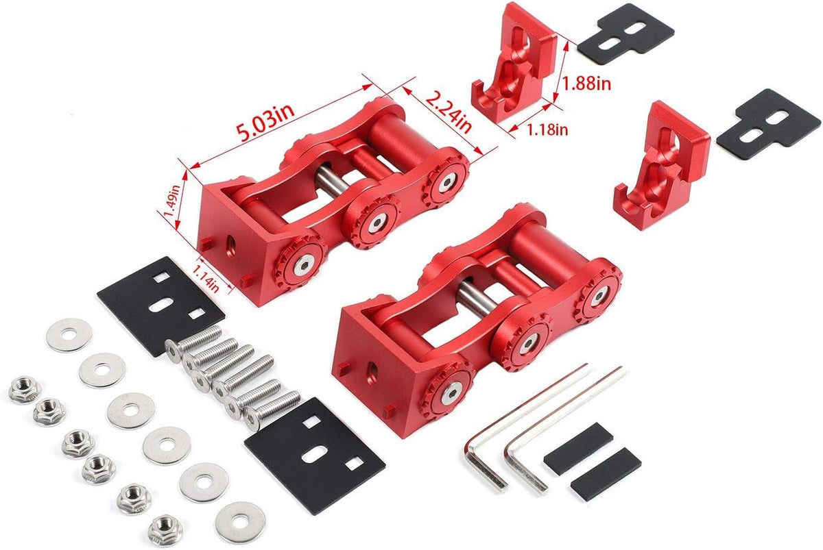 Aluminum Hood Catch Set T3218