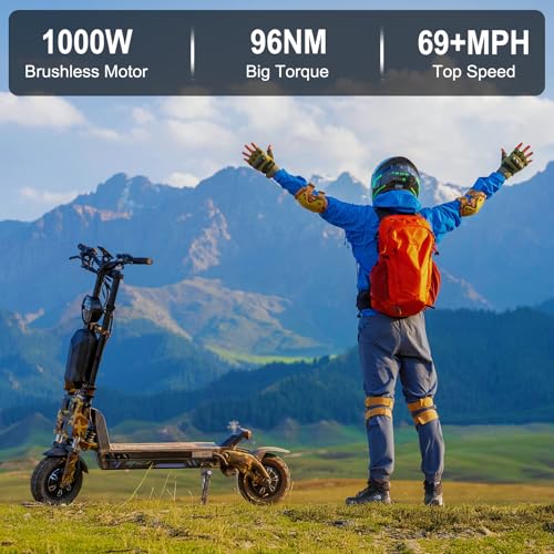 72V 45AH Battery 2000w Dual Motors Electric Scooter O66483